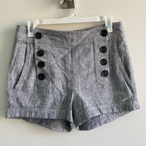 Express 4 button linen short